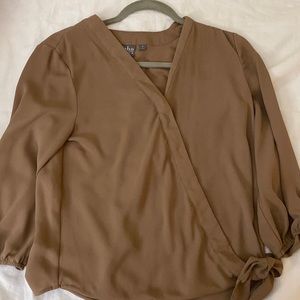 Tan Blouse